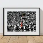 Basketball Match Photography Art Prints Vintage Poster Basketball Player MJ Canvas Painting Men Cave Wall Pictures Decor