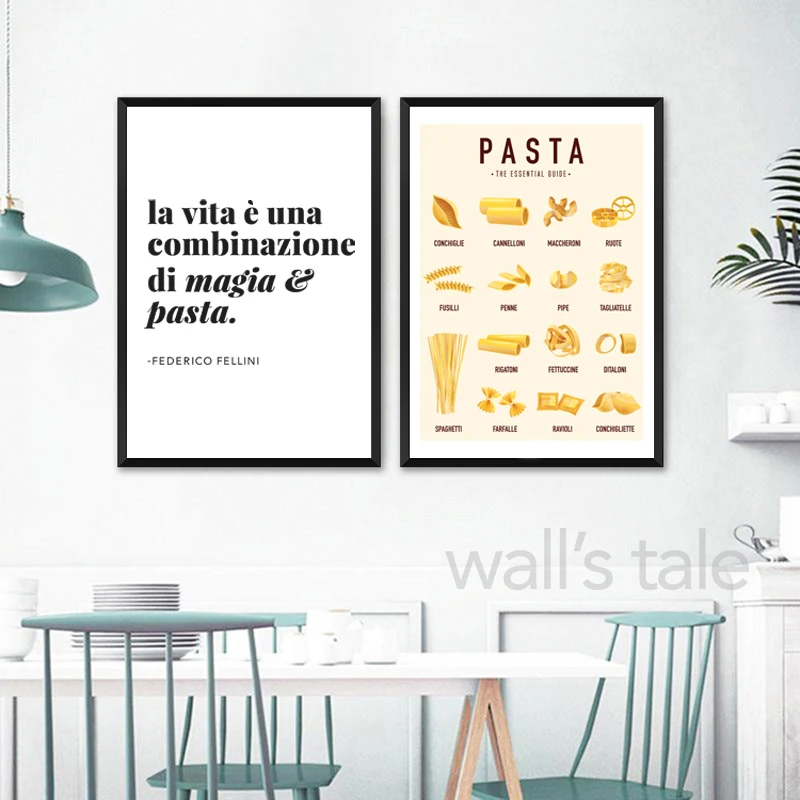 Italian Quotes Typography Prints Kitchen Wall Art Pictures Black White Painting Cafe Restaurant Canvas Poster Bedroom Home Decor - Image 6