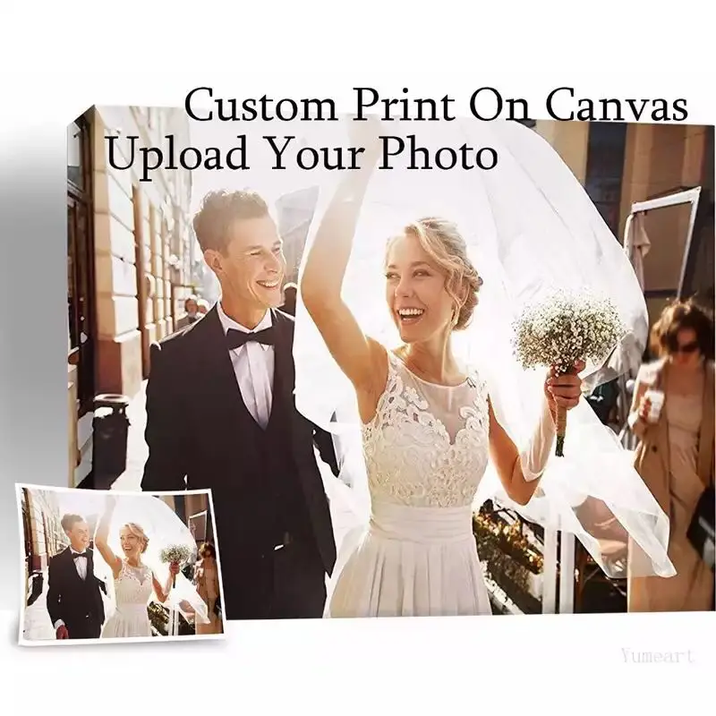 VIP Customized Photos Prints Your Pictures Turn Into On Canvas Paintings Wall Decor Art Posters For Room Home Decoration Cuadros - Image 2