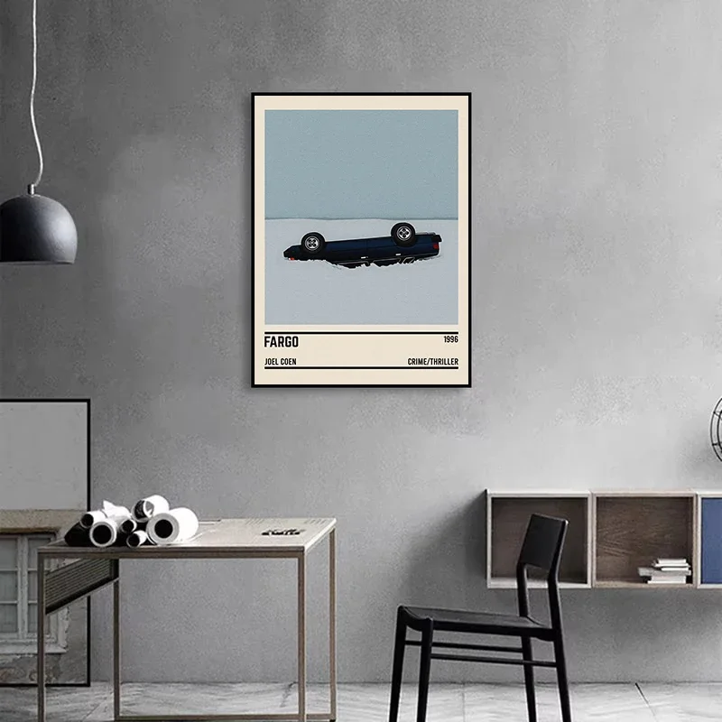 Movie Minimalist Quotes Car Movie Poster Wall Art Print Inspirational Minimal Art Canvas Painting for Home Decoration - Image 4