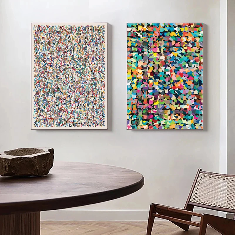 Colorful Watercolor Posters and Prints Modern Abstract Art Canvas Painting Minimalism Wall Art Picture Home Decoration