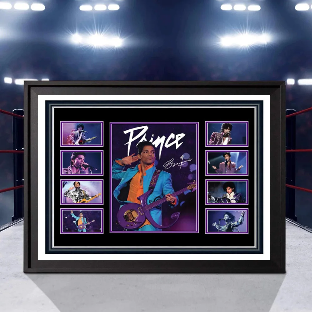 Pop Singer Signature Record Art Posters Print Classic Rock Band Photo Signature Canvas Painting Living Room Wall Home Decoration - Image 4