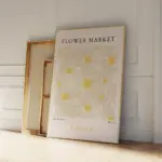 Modern Flower Market Yellow Flowers Wall Art Prints Canvas Painting Poster Picture For Living Room Bedroom Home Decor
