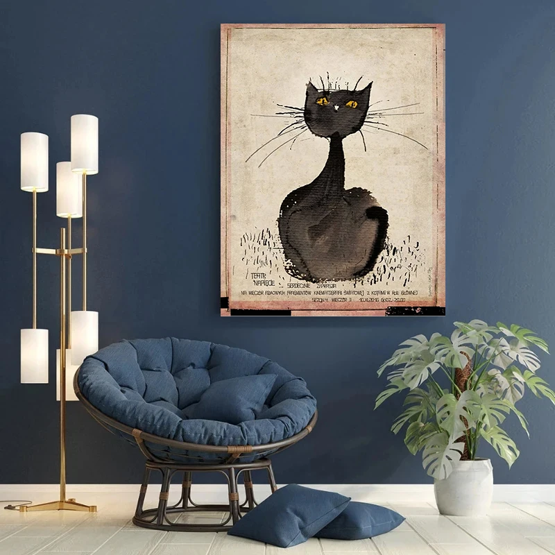 Ryszard Kaja Artworks Polish Poster 2000s Dachshund Lazienki Poodle Canvas Painting Wall Art for Living Room Home Decor - Image 4