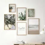 Sage Green Botanical Prints Canvas Poster Eucalyptus Gallery Wall Art Room Decor Boho Green Photography Photo Print Poster Gift