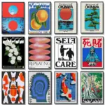 Japan Okinawa Travel Green Willow Tree Canvas Poster Abstract Open Your Mind Wall Art Prints for Modern Living Room Home Decor