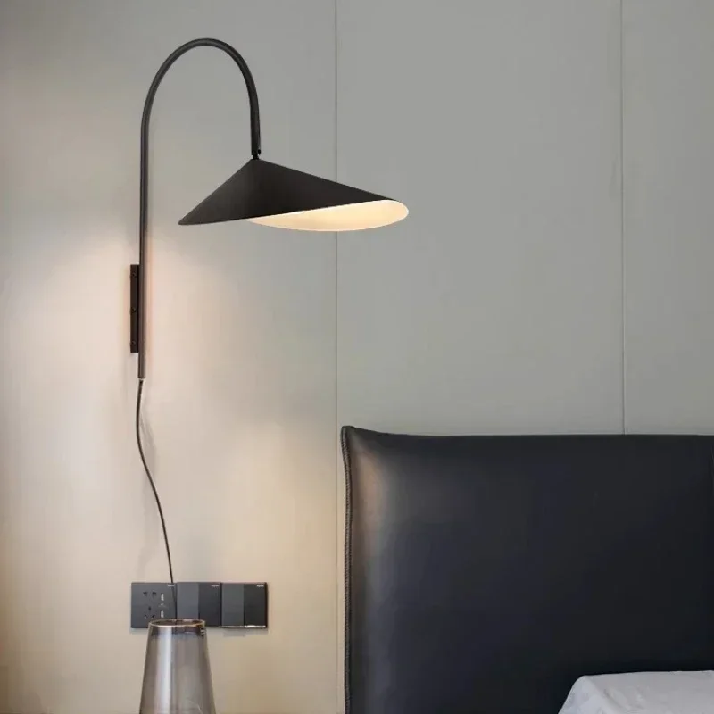Danish Wall Sconce Modern Bedside Lamp for Bedroom Living Room Corridor Scandinavian Night Light Home Decor