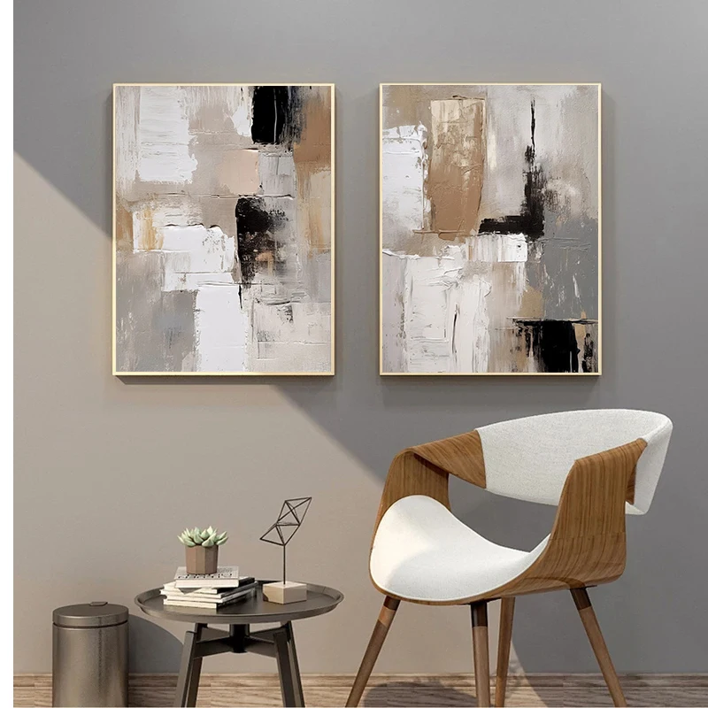 Abstract Modern Minimalist Poster Neutral Landscape Canvas Painting Prints Picture Wall Art for Living Room Home Decor Cuadros - Image 3