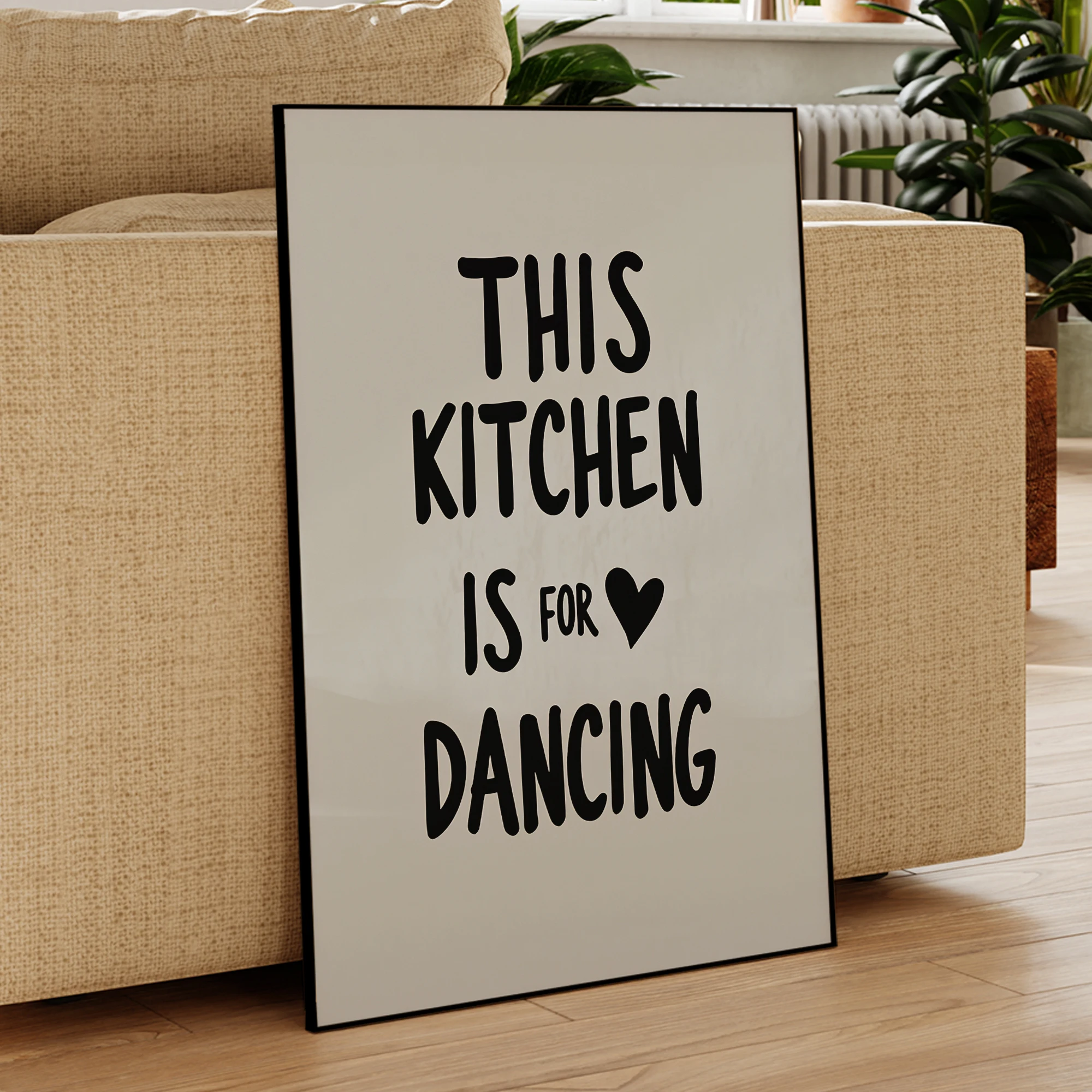 Modern Minimalist Style This Kitchen Is For Dancing Wall Art Prints Canvas Painting Poster Picture For Living Room Home Decor - Image 3