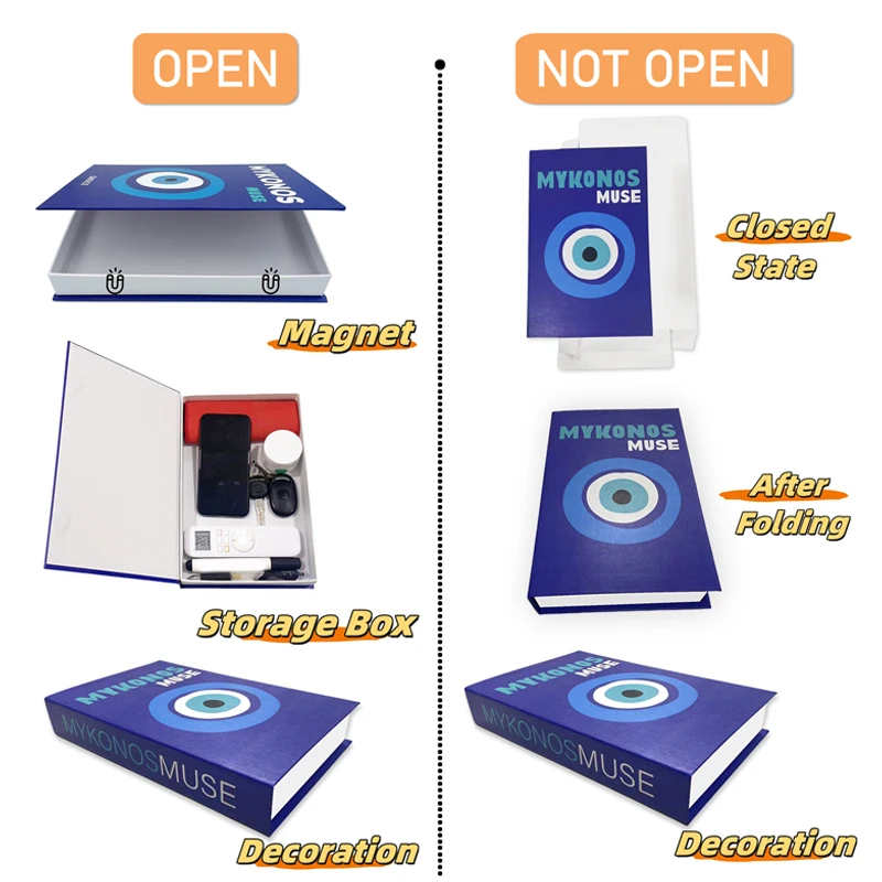 Paris New York Luxury Fake Book Storage Box Brazil Mexico Decorative Books Home Decor Coffee Table Shelf Interior Decoration - Image 6