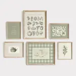 Kitchen Wall Art Sage Green Minimalist Kitchen Room Decor HD Canvas Poster Prints Home Bedroom Living Room Decor Gift Posters