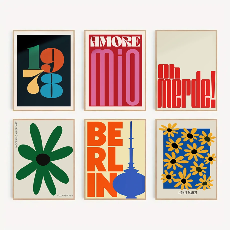 Abstract Mio Flowers Wall Art Posters Gallery Prints Canvas Decorative Painting Wall Decoration Mural Pictures Living Room Decor - Image 6