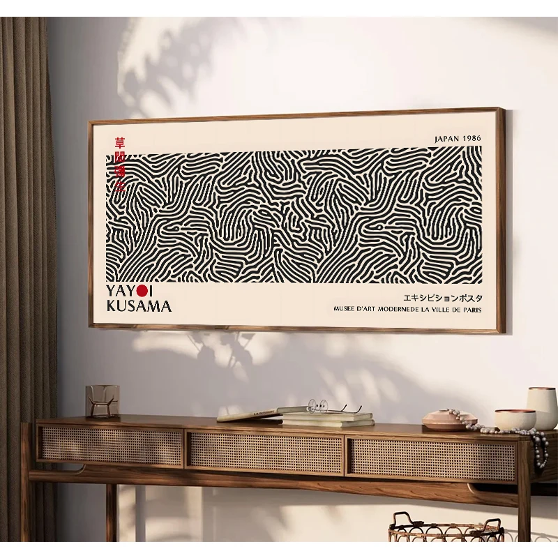 Yayoi Kusama Flower Exhibition Poster Canvas Painting Print Japanese Wall Art Picture for Living Room Home Decor Cuadros - Image 4