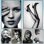 Kate Moss Fashion Modern Art Painting Calligraphy Canvas Poster: Crease Free Waterproof Durable All Space Wall Decor