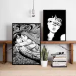 Black And White Ito Junji Tomie Poster HD Art Sticky Wall Waterproof Home Living Room Bar Decoration