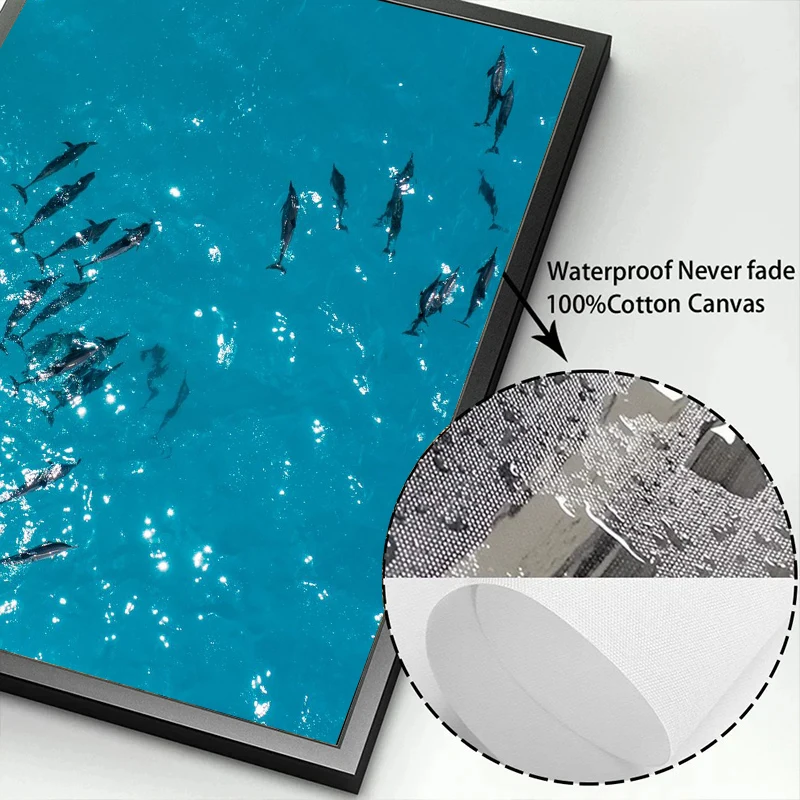 Modern Simple Ocean Landscape Posters Print Canvas Painting Beach Seascape Wall Art Pictures for Living Room Bedroom Decoration - Image 6