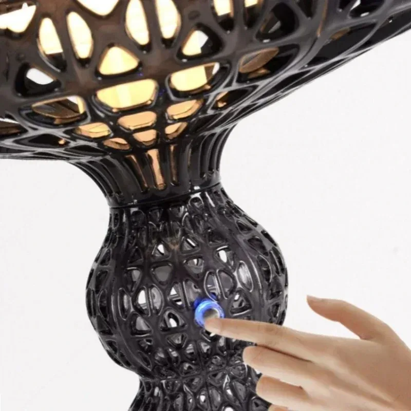 Italian Kartell living room floor lamp designer,artistic decoration,hollowed out internet famous ornament,ins style bedroom lamp - Image 6