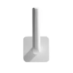 2Pcs No Hole Multifunctional Hooks Lazy Rag Hangers Kitchen Wall Mounted Paper Towel Organiser