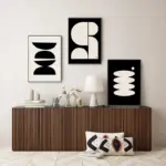 Nordic Modern Ins Minimalist Abstract Geometric Bauhaus Wall Art Canvas Painting Posters Picture For Living Room Home Decor