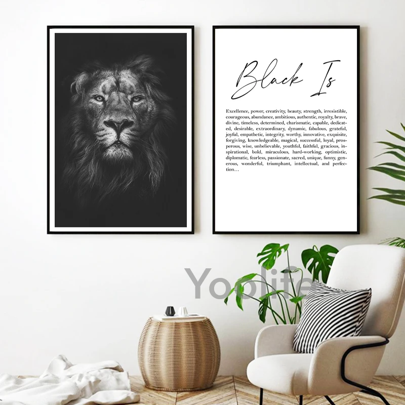 Africa Map Posters and Prints Watercolor Map Travel Wall Art Canvas Painting Grey Black White Picture for Living Room Home Decor - Image 3