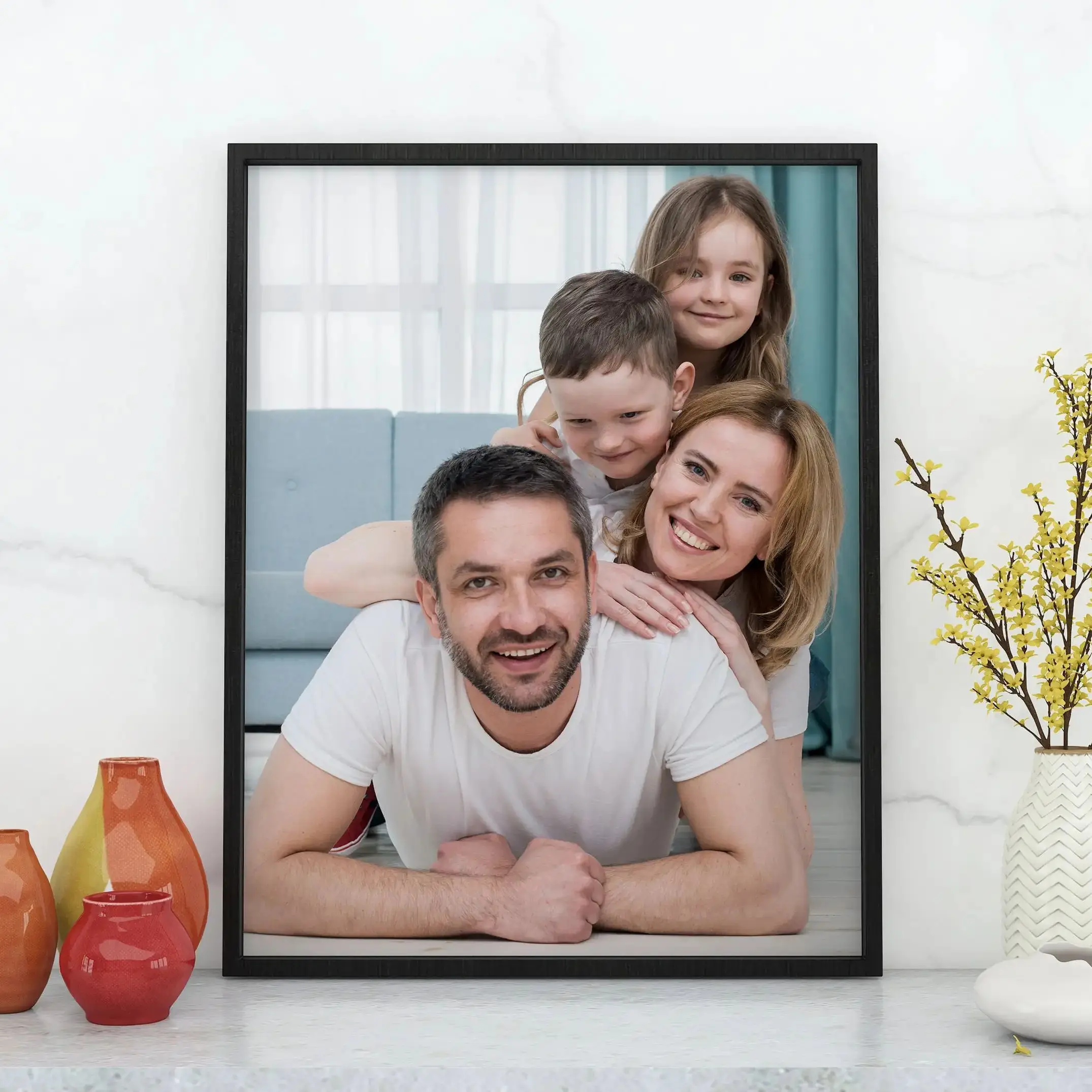 Custom print canvas poster Photo Frame Room Decoration Custom Wedding Family Life Photos Personalized Holiday Birthday Gifts - Image 6