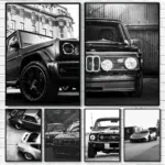 Modern Fashion Wall Art Simple Black and White Luxury Car HD Canvas Poster Prints Home Bedroom Living Room Decoration Mural