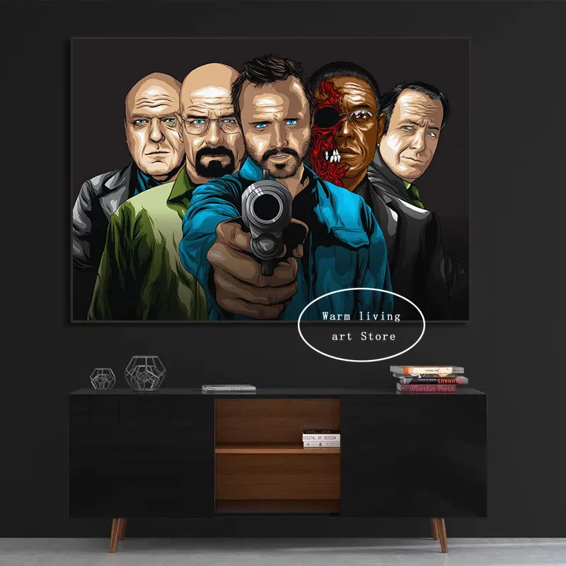 Breaking Bad Rv TV Poster Heisenberg Walter White Inspirational quotes Canvas Painting Wall Art Picture Print Modern Home Decor - Image 4