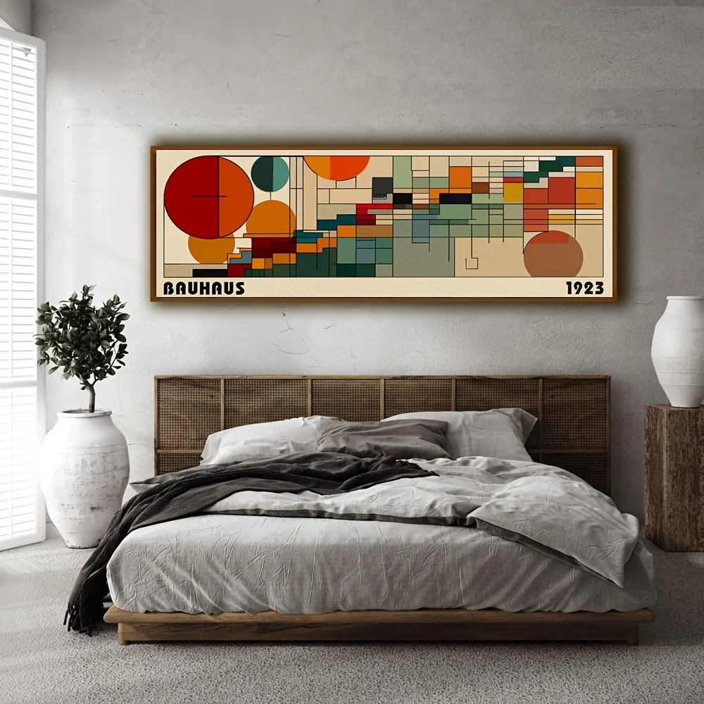 Bauhaus 1923 Art Abstract Canvas Prints Poster Japanese Retro Large Horizontal Art Prints Wall Art Home Decor Art Poster Gifts - Image 2