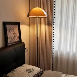 American Iron Acrylic Vintage Decoration LED Decor Floor Lamp For Living Room Bedroom Study Lighting Fixtures