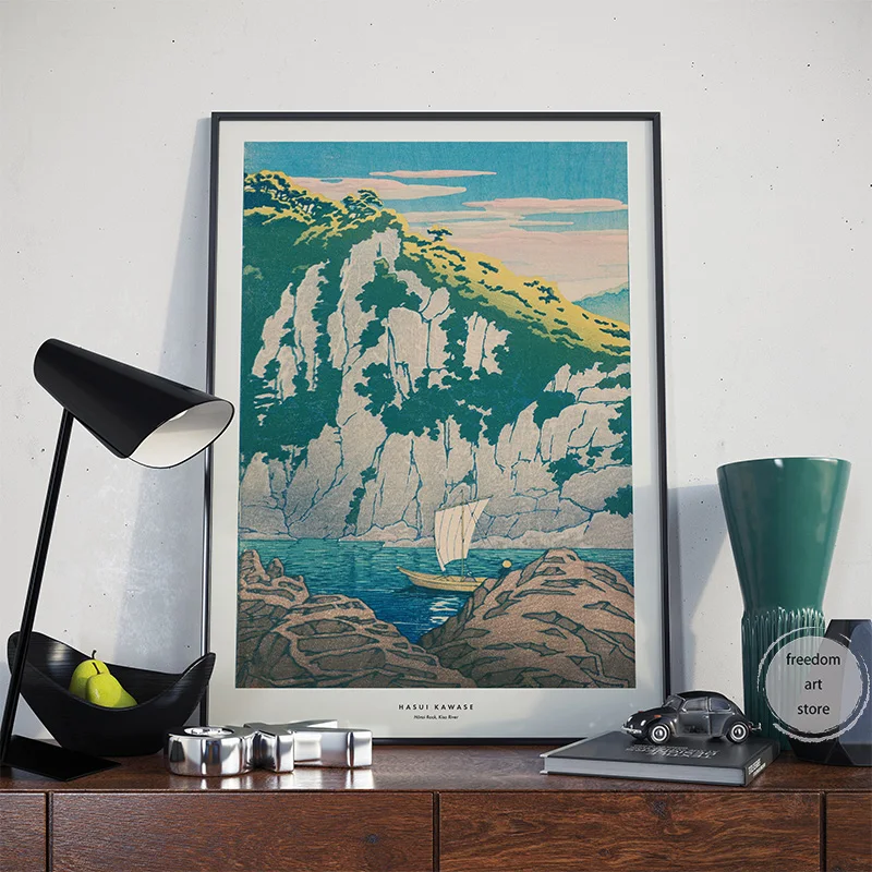 Vintage Japanese Ocean Landscape Ukiyo-e Hasui Kawase Travel Art Poster Canvas Painting Wall Prints Picture Room Home Decor - Image 2