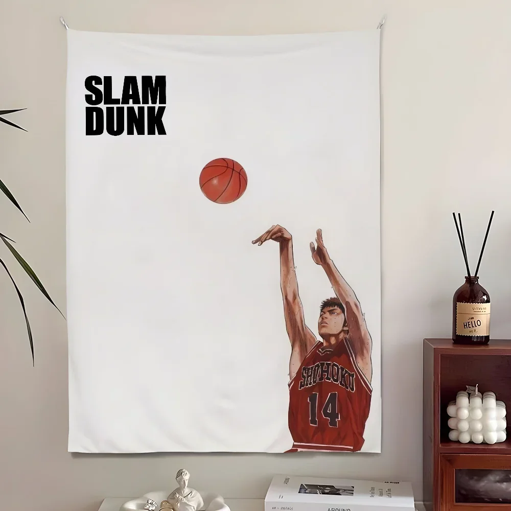 Classic Japanese Comics S-SLAM D-DUNK Tapestry Perfect For Home&Living Bedroom Decor Wall Art Backdrop Banner - Image 3