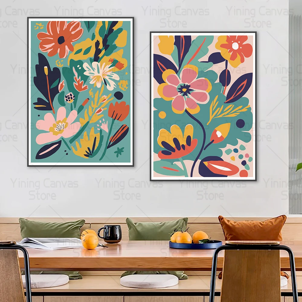 Abstract Plant Coloful Flower Market Poster Matisse Canvas Painting Art Nordic Posters Prints Wall Pictures Living Room Decor - Image 4