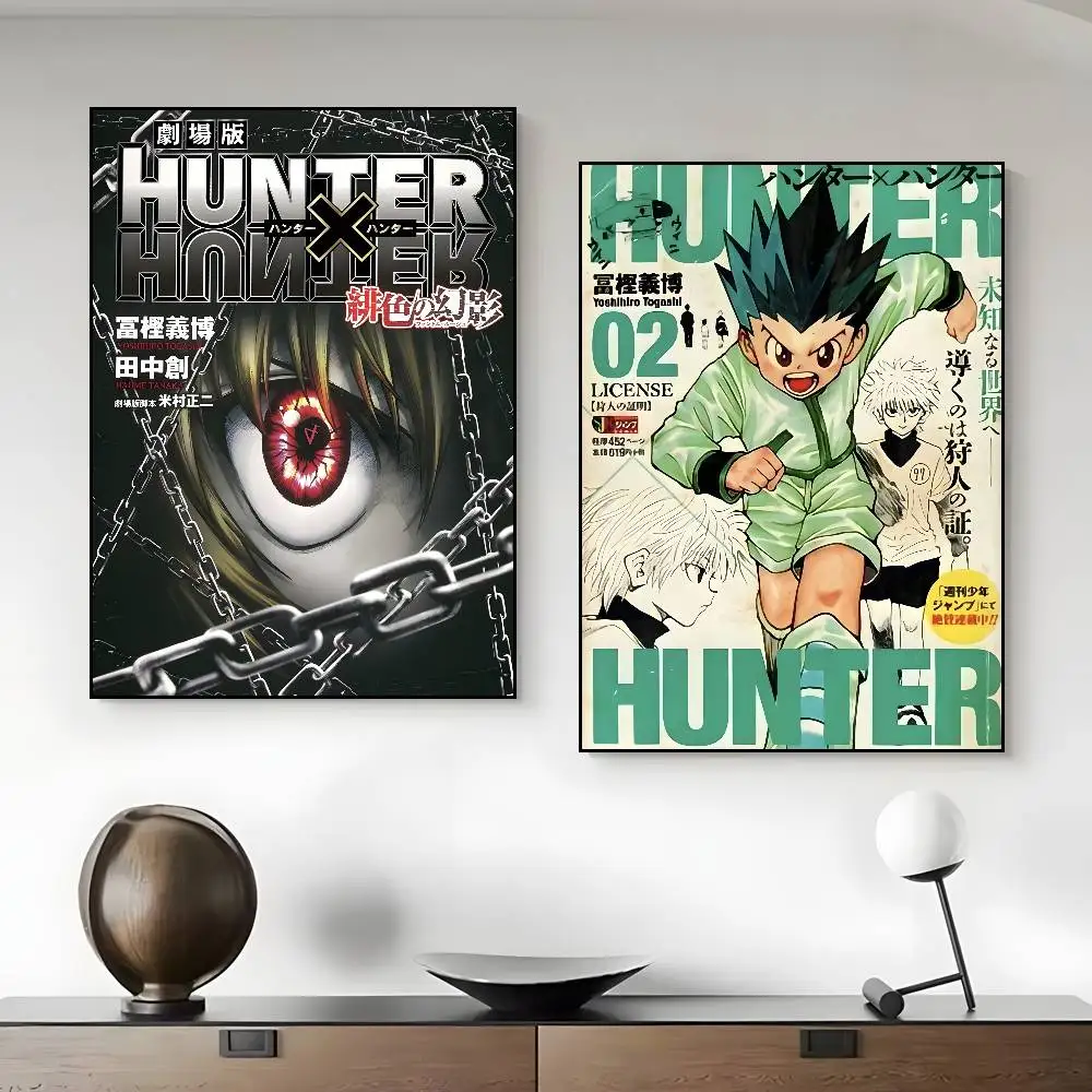 PC Hot Japan Anime Hunter X Hunter poster art HD canvas advanced aesthetic Printing Paper Wall Art for Living Room Home Decor - Image 5