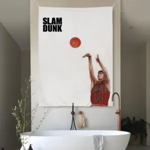 Classic Japanese Comics S-SLAM D-DUNK Tapestry Perfect For Home&Living Bedroom Decor Wall Art Backdrop Banner