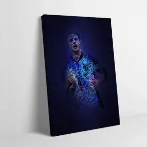 Declan Rice With Abstract Line Art Poster Customizable Printed Canvas Painting for Pictures Wall Art Gaming Room Decoration Home