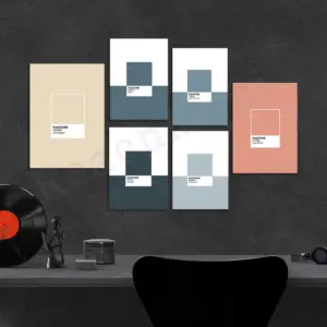 Pantone Pastel Colored Canvas Painting for Living Room Abstract Prints and Posters Modern Decor Wall Art Aesthetic Home Decor