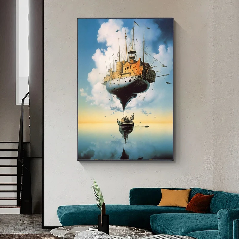 Surrealism Famous Artwork By Salvador Dali Posters and Prints Canvas Painting Wall Art Pictures for Living Room Home Decor - Image 4