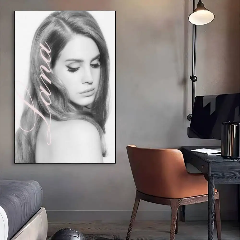 1pc Black and Pink Lana Del Rey Decoration Poster Fancy Wall Canvas for Living Room Bar Decoration Wall Decor - Image 3