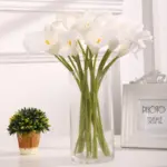 10Pcs High Quality Real Touch Calla Lily Artificial Flowers Calla Lily Bouquet For Wedding Bouquet Bridal Home Flower Decoration