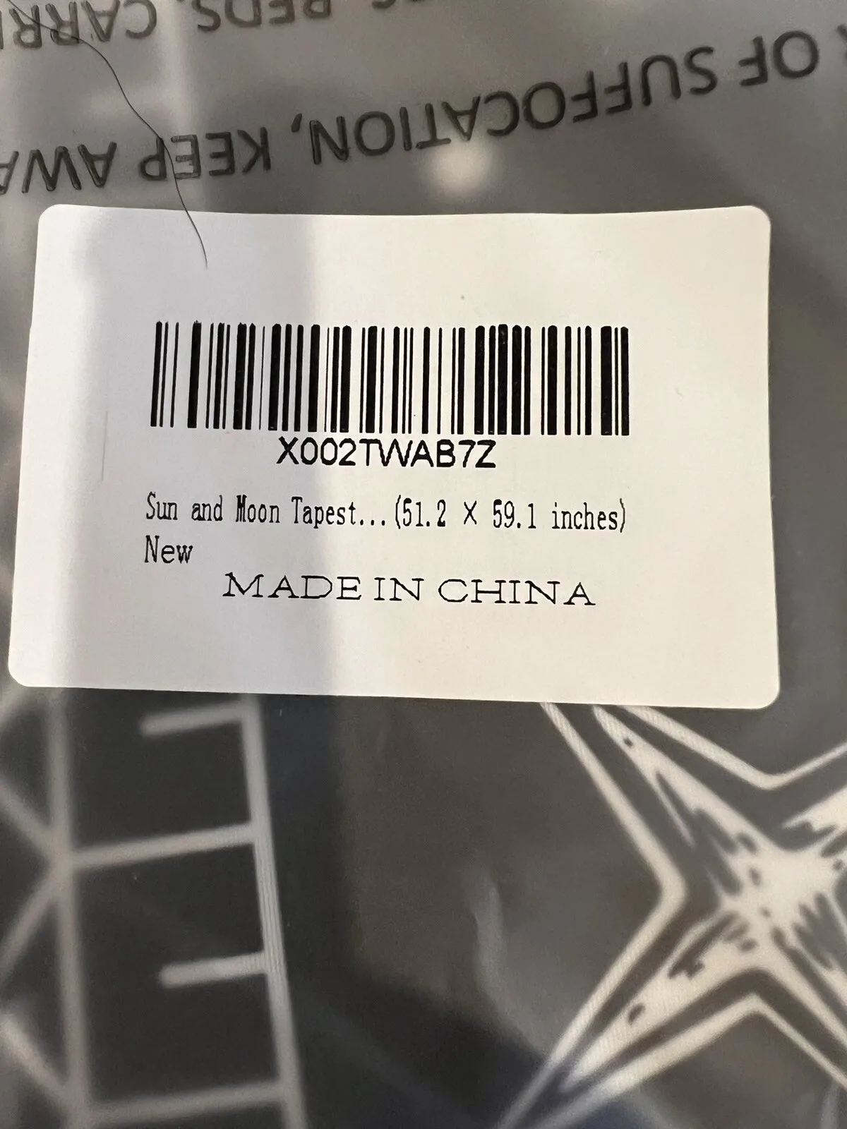 Celestial Zodiac Tapestry 2D Flat Wall Art with Moon Phases and Constellations for Bedroom Living Room Mystical Decor - Image 4