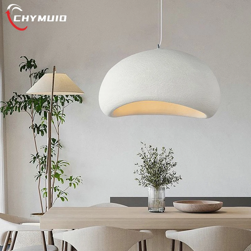 Japanese Wabi Sabi Ceiling Chandelier Modern Home Decor Living Dining Room Pendant Lamp Nordic Bedroom Bar Table Hanging Lights