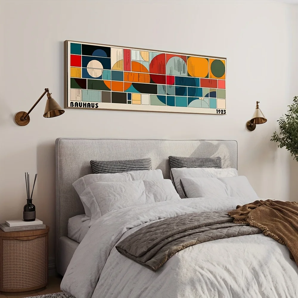 Bauhaus 1923 Art Abstract Canvas Prints Poster Japanese Retro Large Horizontal Art Prints Wall Art Home Decor Art Poster Gifts - Image 4