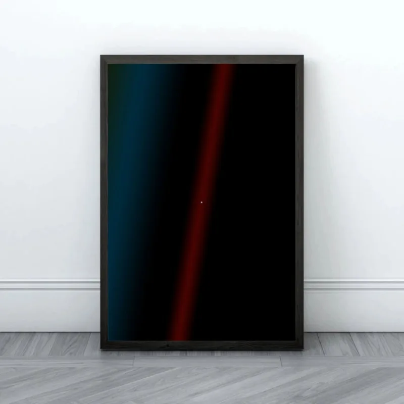 Pale Blue Dot Print Poster Voyager Earth Planet At The Earth Classic Photo Canvas Painting Wall Art Living Room Home Decor - Image 3