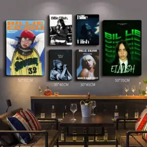 B-BillieS Vintage Posters Sticky Vintage Room Home Bar Cafe Decor Kawaii Room Decor