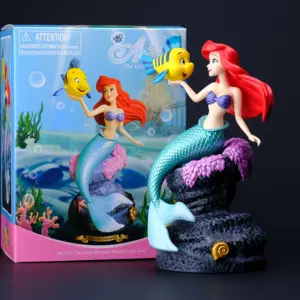 Mermaid Ornament Home Decoration Underwater Mermaid Princess Ornament DIY Landscape Decoration Home Decor Living Room Decoration