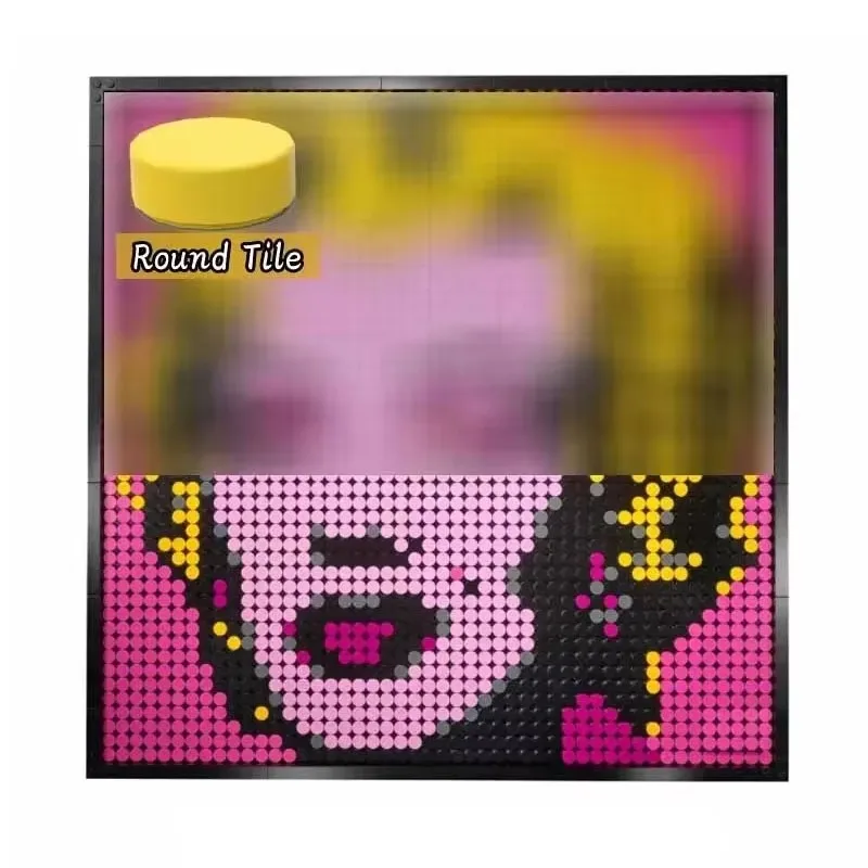 Classic Pixel Art Painting Building Blocks Set Mosaic DIY Bricks Movie Toys Wall Decorations Challenging Creative Christmas Toy - Image 2