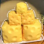 Simulate Cheese Slow Rebound Pinching Office Decompression Slow Rebound Cheese Pinching Ornament Relax And Decompress And Knead