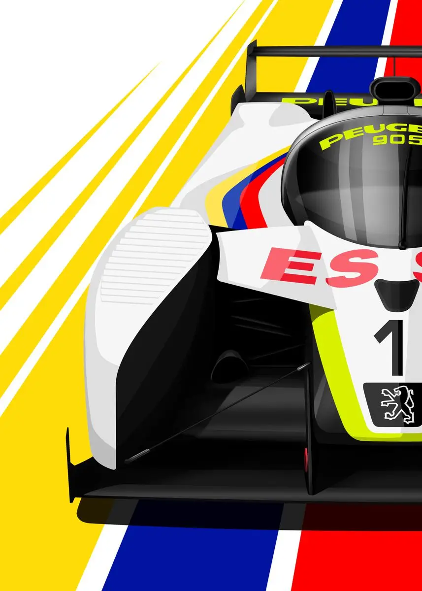 Poster Canvas Painting Wall Art Racer Posters Aesthetic Motorsport For Living Room Boys Home Decor 1PC Modern Cartoon Racing Car - Image 5