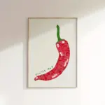 Chic You're Hot Red Chili Pepper Wall Art Prints Canvas Painting Poster Picture For Living Bed Kids Room Home Decor