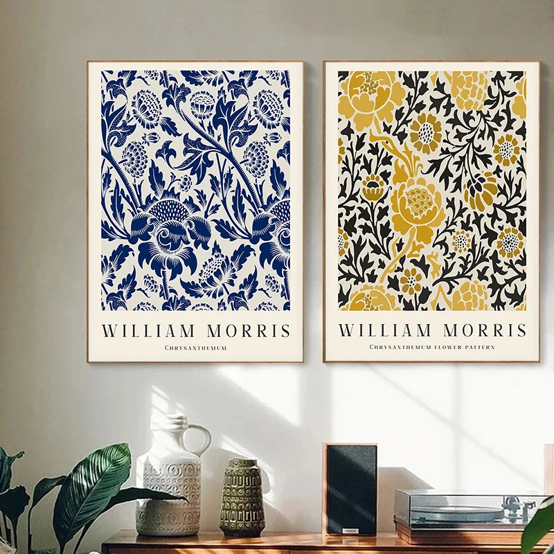 William Morris Artwork Print Poster Tulip Flowers Plants Printable Art Nouveau Exhibition Floral Painting Kitchen and Room Decor - Image 2